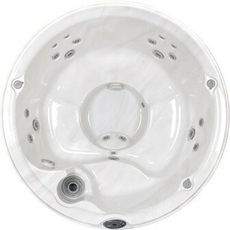 Kleine ronde jacuzzi&reg; J-210 Showtuin model
