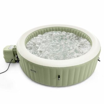 Intex PureSpa Bubble Olive Green - Opblaasbare spa