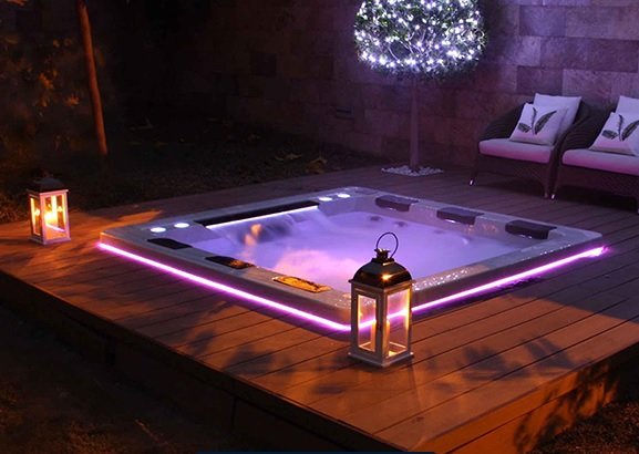 Design jacuzzi ingebouwd