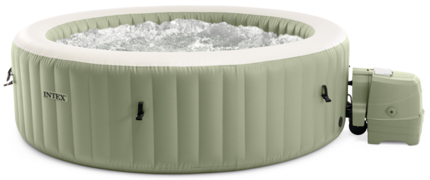 Intex PureSpa Bubble Olive Green - Opblaasbare spa