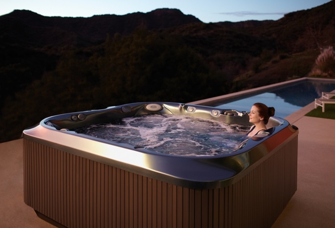 Jacuzzi bad sfeerfoto