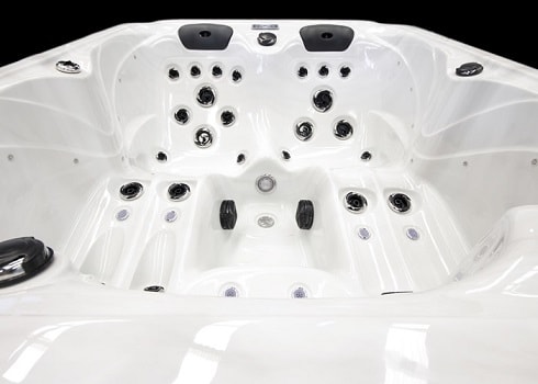 Jacuzzi met twee ligposities