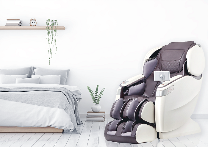 Stoelmassage stoel in de slaapkamer