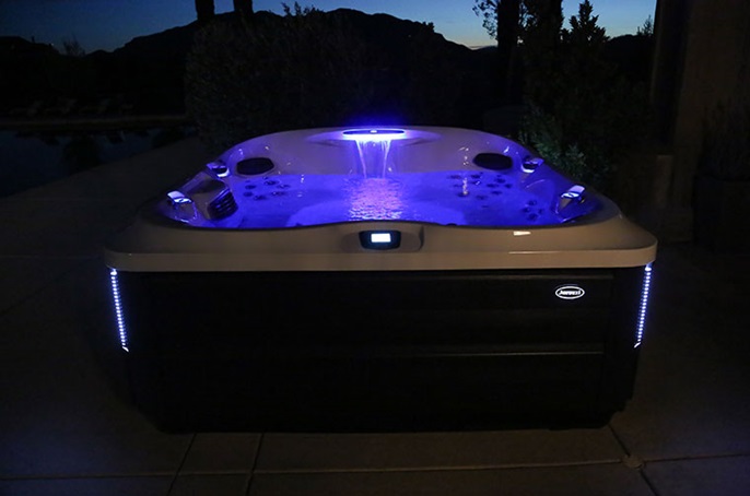 Verlichting in Amerikaanse jacuzzi